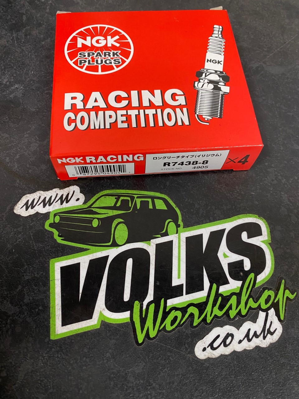 4 x NGK Racing Competition Spark Plugs - R7438-8 - (4905
